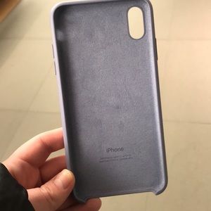 apple iphone xs max lavender grey case